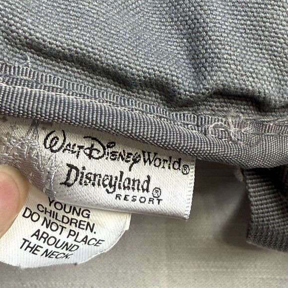 Disney World Splash Mountain DARE TO TURN BACK Canvas Drawstring Backpack Rare main image 4
